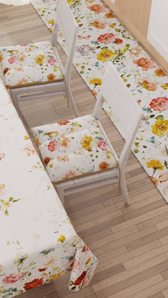 PETTI Tovaglia Da Tavola Antimacchia, Copritavolo Da Cucina, Floreale 06