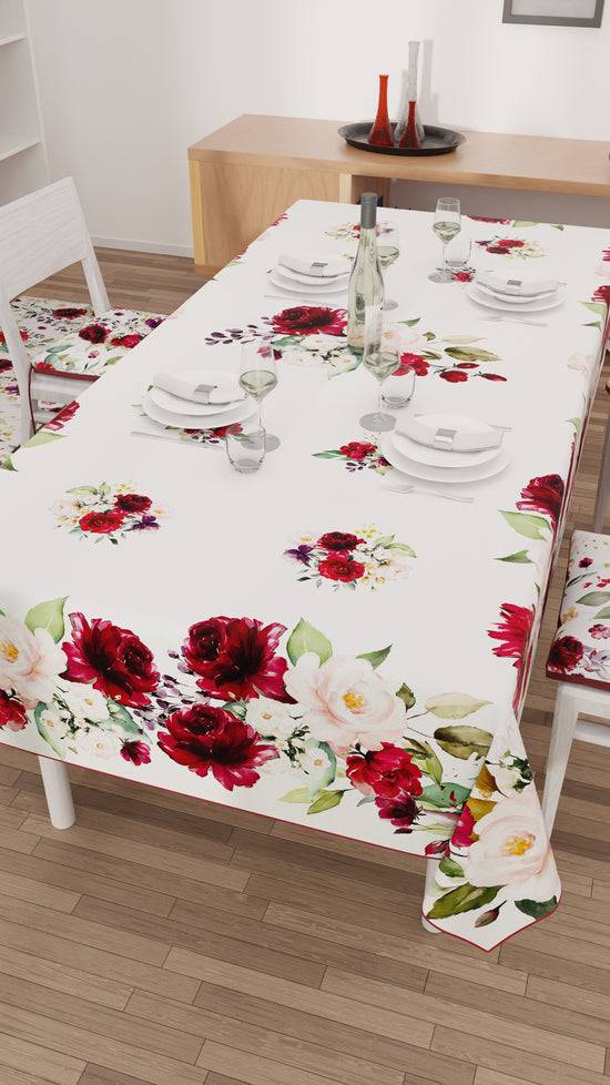 PETTI Tovaglia Da Tavola Antimacchia, Copritavolo Da Cucina, Floreale-07