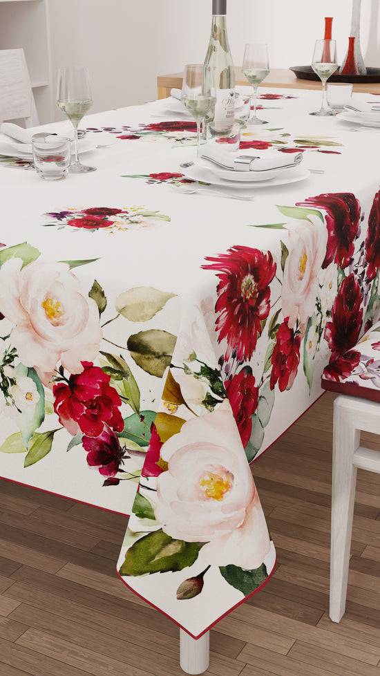 PETTI Tovaglia Da Tavola Antimacchia, Copritavolo Da Cucina, Floreale-07