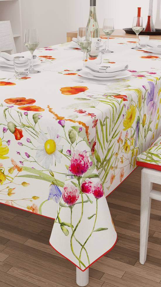 PETTI Tovaglia Da Tavola Antimacchia, Copritavolo Da Cucina, Floreale-10