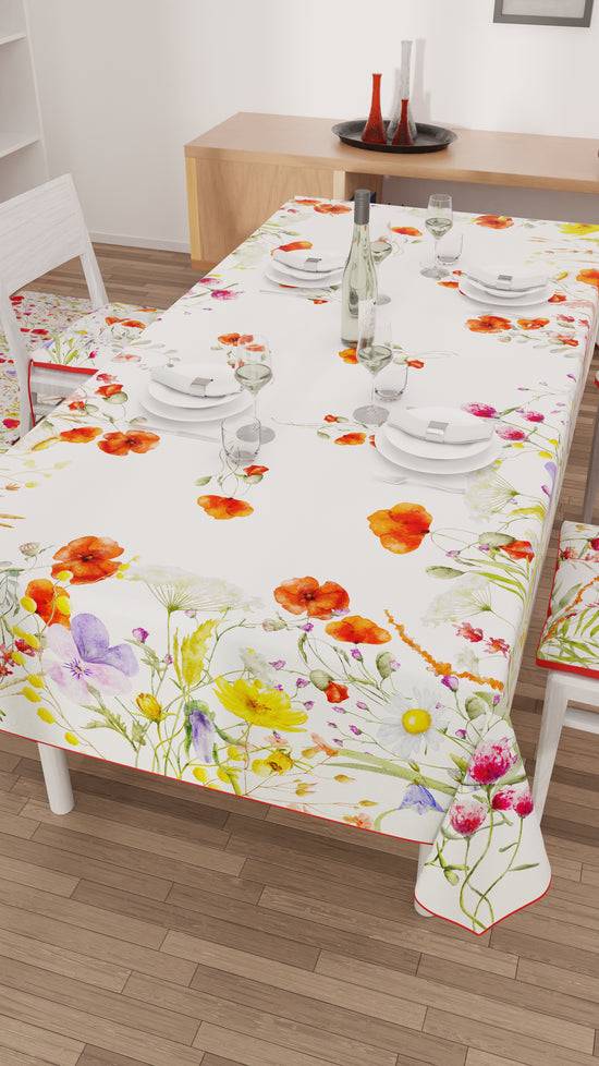 PETTI Tovaglia Da Tavola Antimacchia, Copritavolo Da Cucina, Floreale-10