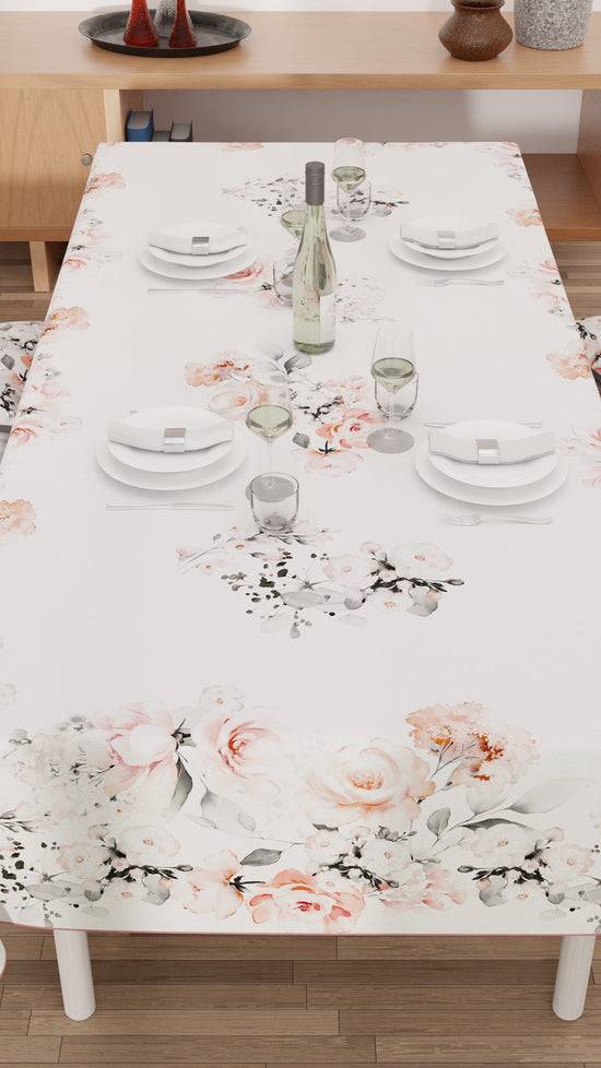 PETTI Tovaglia Da Tavola Antimacchia, Copritavolo Da Cucina, Floreale-17