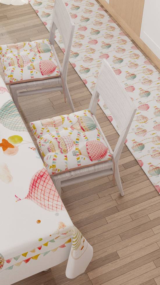 PETTI Tovaglia Da Tavola Antimacchia, Copritavolo Da Cucina, Party Elephants