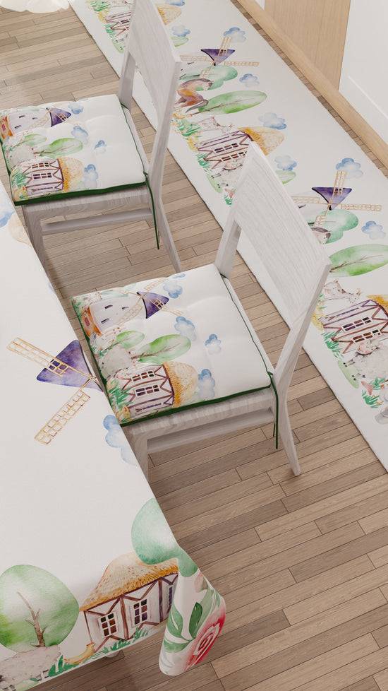 PETTI Tovaglia Da Tavola Antimacchia, Copritavolo Da Cucina, Fattoria