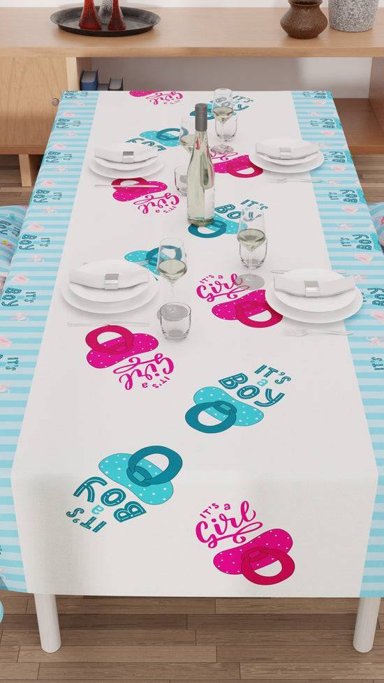 PETTI Tovaglia Da Tavola Antimacchia, Copritavolo Da Cucina, Baby Shower