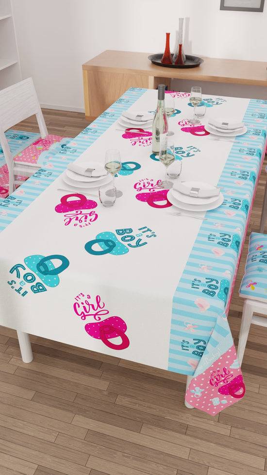 PETTI Tovaglia Da Tavola Antimacchia, Copritavolo Da Cucina, Baby Shower