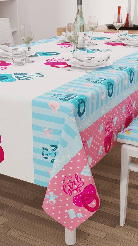 PETTI Tovaglia Da Tavola Antimacchia, Copritavolo Da Cucina, Baby Shower