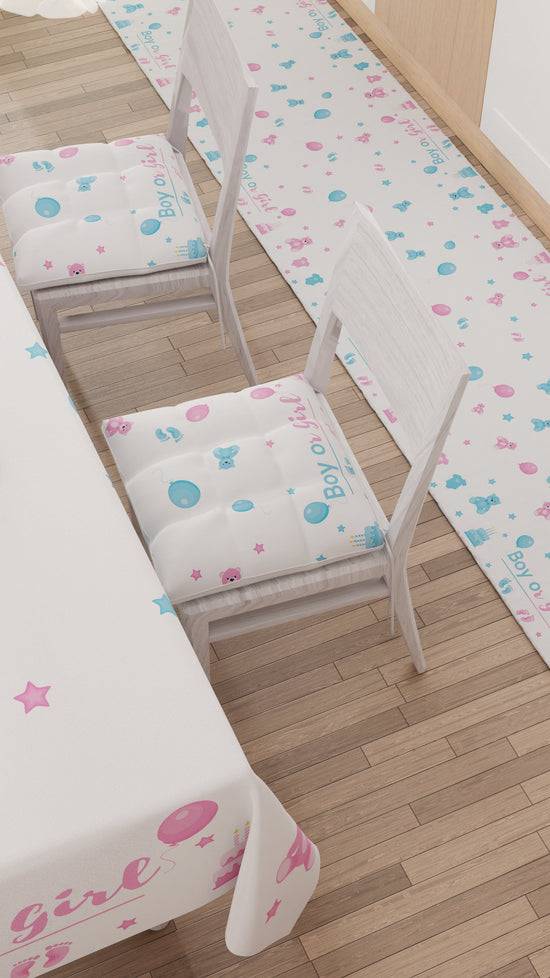 PETTI Tovaglia Da Tavola Antimacchia, Copritavolo Da Cucina, Boy Or Girl