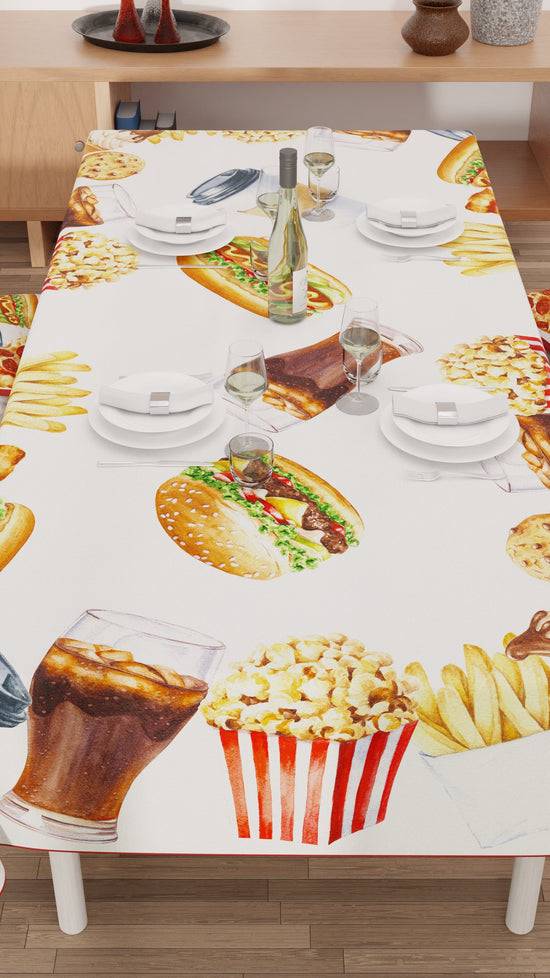 PETTI Tovaglia Da Tavola Antimacchia, Copritavolo Da Cucina, Party Cinema