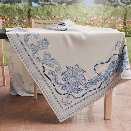 PETTI Tovaglia Da Tavola Antimacchia, Copritavolo Da Cucina Ancora