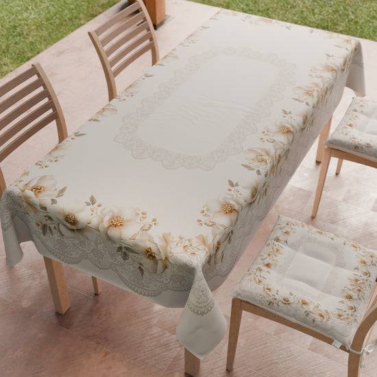 PETTI Tovaglia da tavola Antimacchia, Copritavolo da Cucina Magnolia