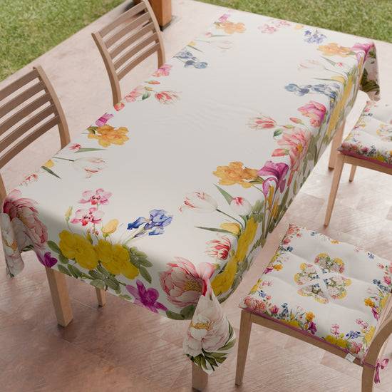 PETTI Tovaglia Da Tavola Antimacchia, Copritavolo Da Cucina, Floreale 30