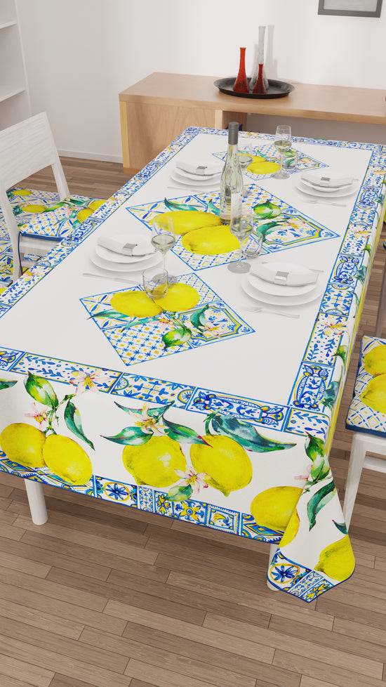 PETTI Tovaglia Da Tavola Antimacchia, Copritavolo Da Cucina, Vietri