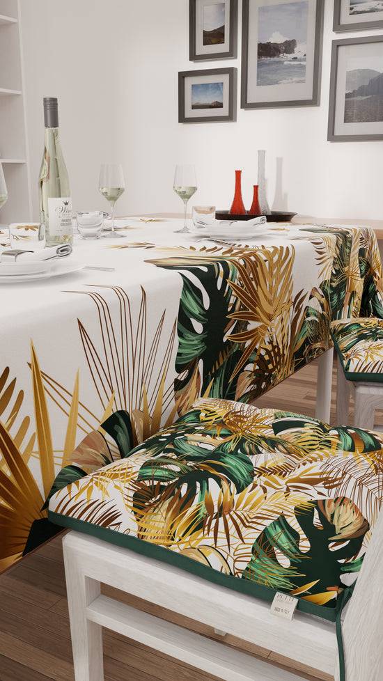 PETTI Tovaglia da tavola Antimacchia, Copritavolo da Cucina, Tropical-04