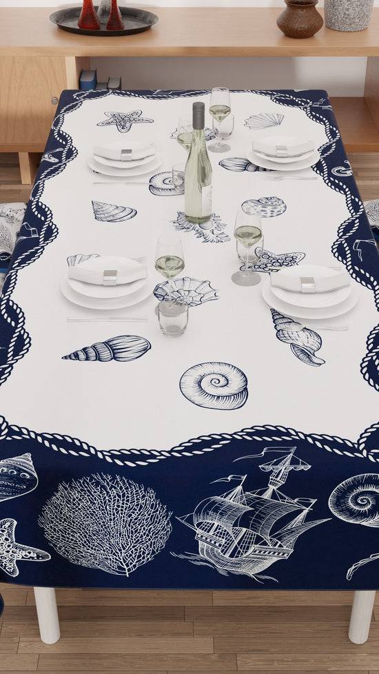 PETTI Tovaglia Da Tavola Antimacchia, Copritavolo Da Cucina, Marino-02