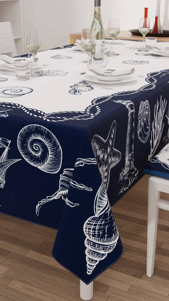 PETTI Tovaglia Da Tavola Antimacchia, Copritavolo Da Cucina, Marino-02