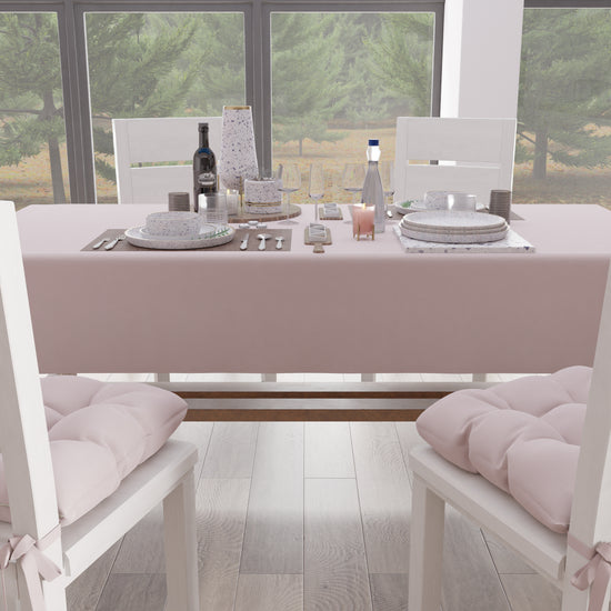 PETTI Tovaglia Da Tavola In Cotone, Tovaglia Tinta Unita Rosa