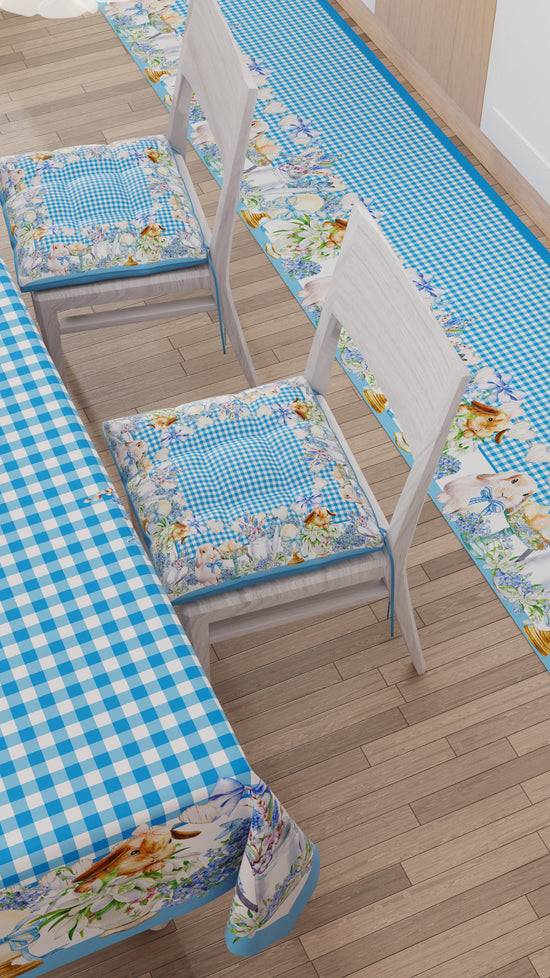 PETTI Tovaglia Pasqua Da Tavola Antimacchia, Copritavolo Pasqua Da Cucina Vichy