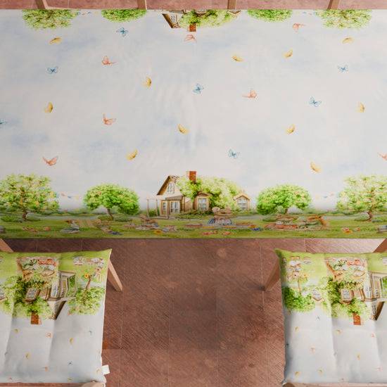 PETTI Tovaglia Pasquale Da Tavola Antimacchia, Copritavolo Pasqua Da Cucina PicNic