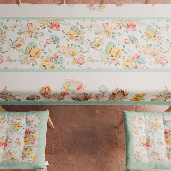 PETTI Tovaglia Pasquale Da Tavola Antimacchia, Copritavolo Pasqua Da Cucina Dolly