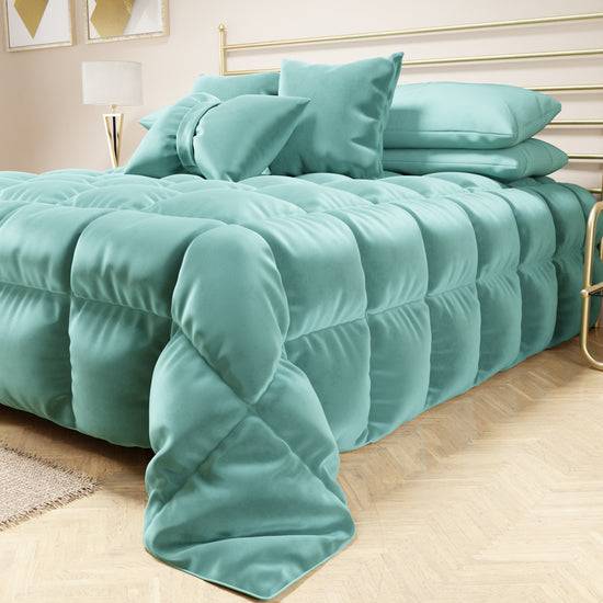 PETTI Trapunta, Trapunta Invernale Double Face In Morbido E Caldo Velluto Tiffany