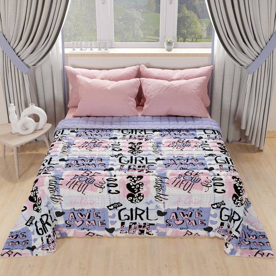 PETTI Trapuntino Copriletto Primaverile Autunnale In Stampa Digitale Girl Cool