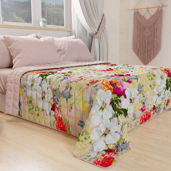 PETTI Trapuntino Copriletto Primaverile Autunnale In Stampa Digitale Spring Colorful