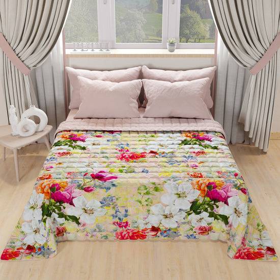 PETTI Trapuntino Copriletto Primaverile Autunnale In Stampa Digitale Spring Colorful