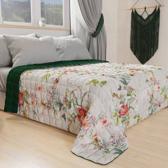 PETTI Trapuntino Copriletto Primaverile Autunnale In Stampa Digitale Spring Grigio