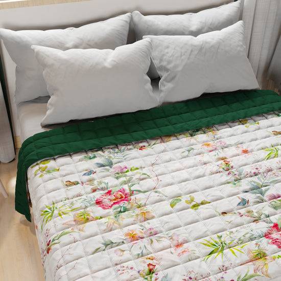 PETTI Trapuntino Copriletto Primaverile Autunnale In Stampa Digitale Spring Grigio