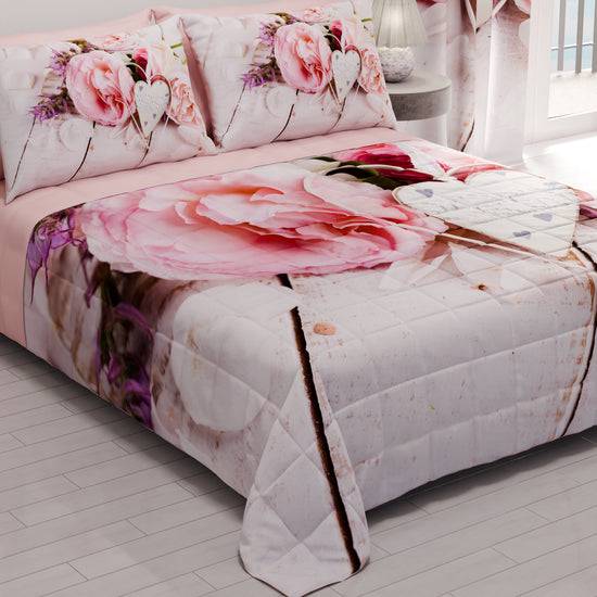 PETTI Trapuntino Copriletto Primaverile Autunnale In Stampa Digitale Country Chic