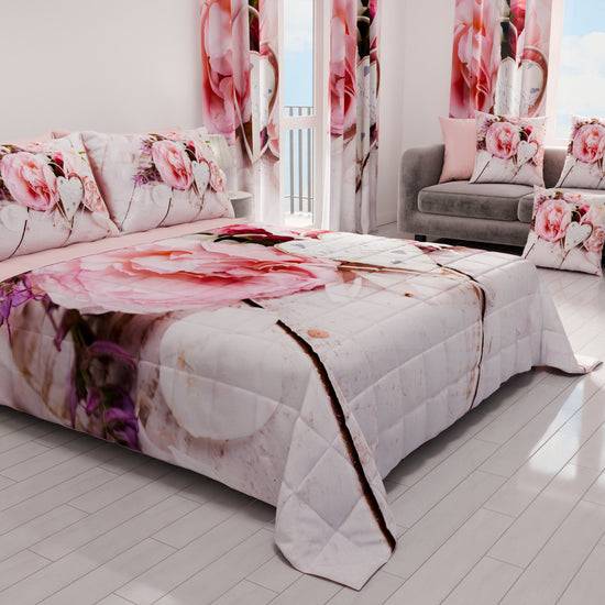 PETTI Trapuntino Copriletto Primaverile Autunnale In Stampa Digitale Country Chic