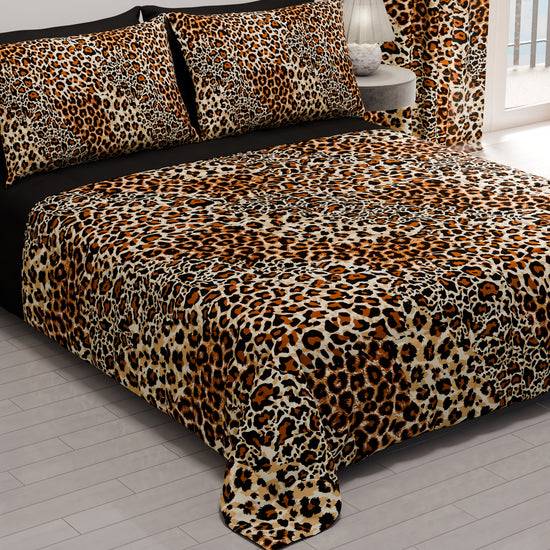 PETTI Trapuntino Copriletto Primaverile Autunnale In Stampa Digitale Animalier Maculato