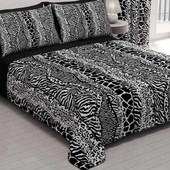 PETTI Trapuntino Copriletto Primaverile Autunnale In Stampa Digitale Animalier Zebrato