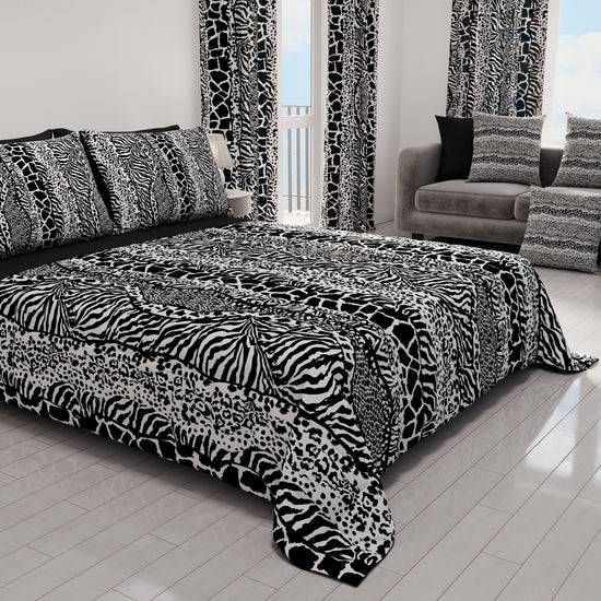 PETTI Trapuntino Copriletto Primaverile Autunnale In Stampa Digitale Animalier Zebrato