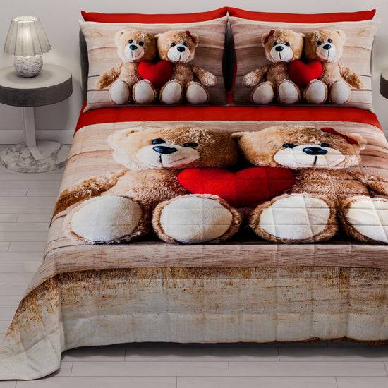 PETTI Trapuntino Copriletto Primaverile Autunnale in Stampa Digitale Dolcezza