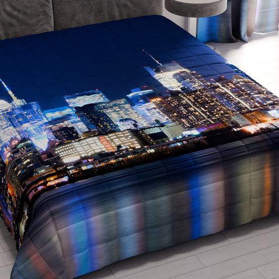 PETTI Trapuntino Copriletto Primaverile Autunnale In Stampa Digitale New York