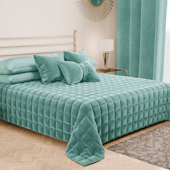 PETTI Trapuntino Copriletto Primaverile Autunnale In Velluto Double Face Tiffany