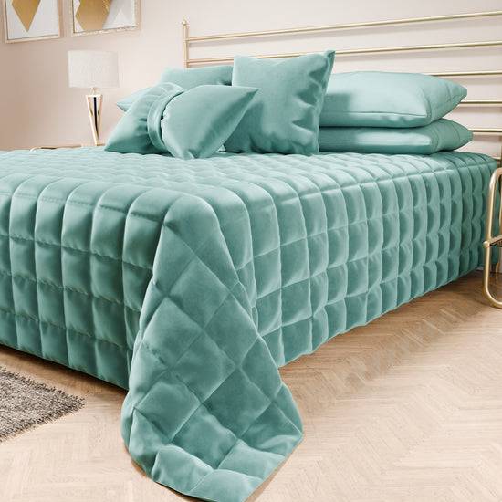 PETTI Trapuntino Copriletto Primaverile Autunnale In Velluto Double Face Tiffany