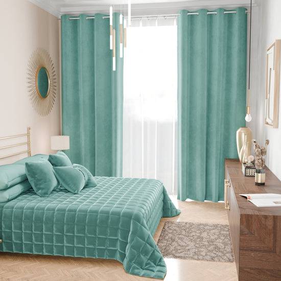 PETTI Trapuntino Copriletto Primaverile Autunnale In Velluto Double Face Tiffany