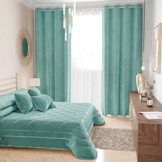 PETTI Trapuntino Primaverile In Velluto Da Corredo Piazzato Tiffany