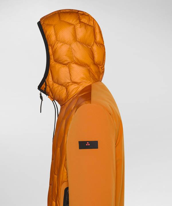 Peuterey Bomber Bimateriale Con Trapunta Geometrica