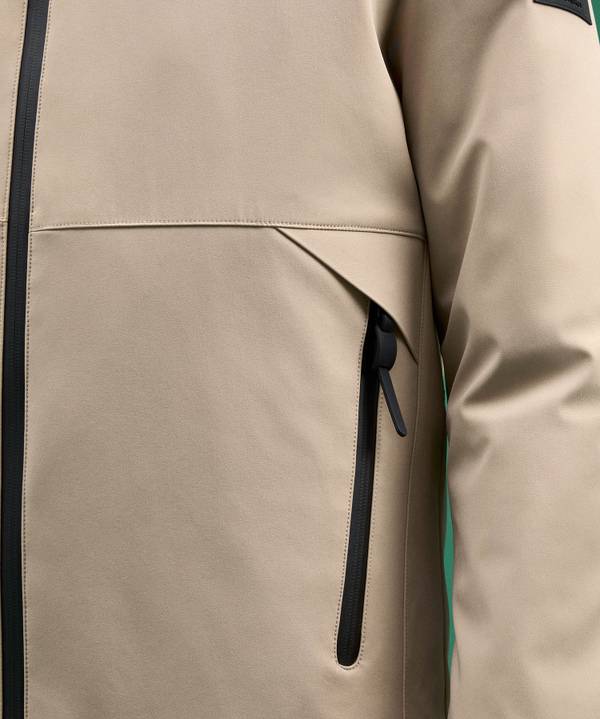 Peuterey Bomber Liscio In Primaloft Con Dettagli Neri