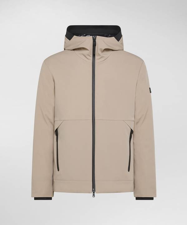 Peuterey Bomber Liscio In Primaloft Con Dettagli Neri