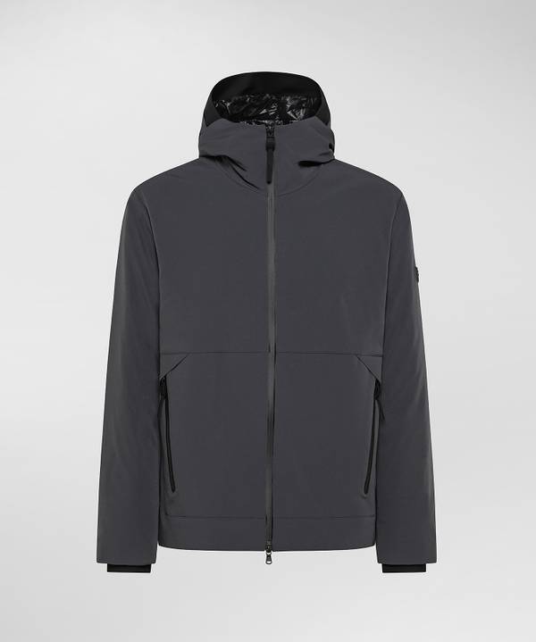 Peuterey Bomber Liscio In Primaloft Con Dettagli Neri