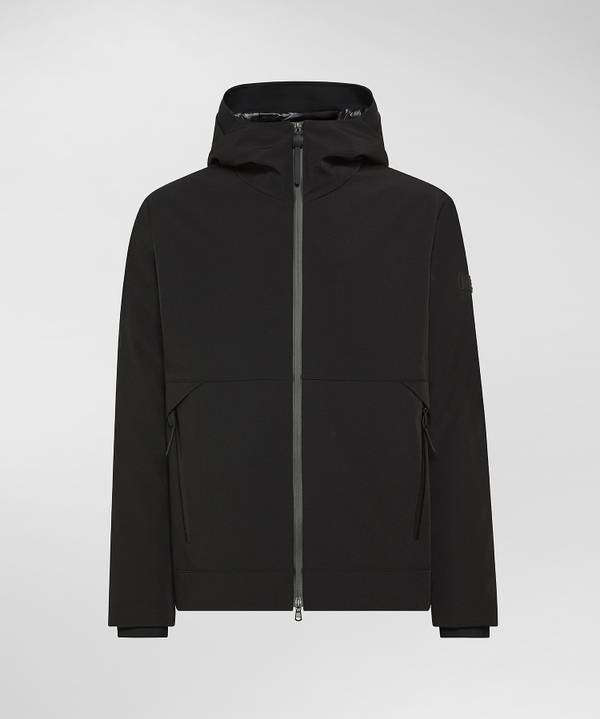 Peuterey Bomber Liscio In Primaloft Con Dettagli Neri