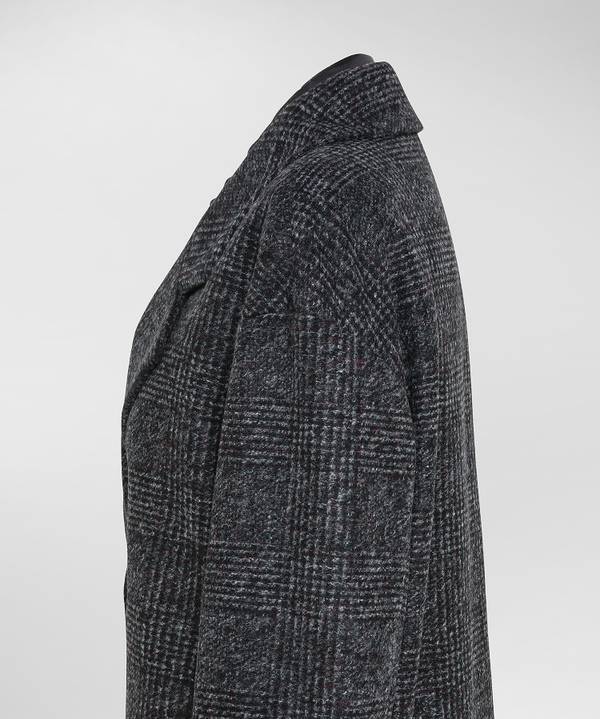 Peuterey Cappotto Doppio Petto Con Pettorina Staccabile