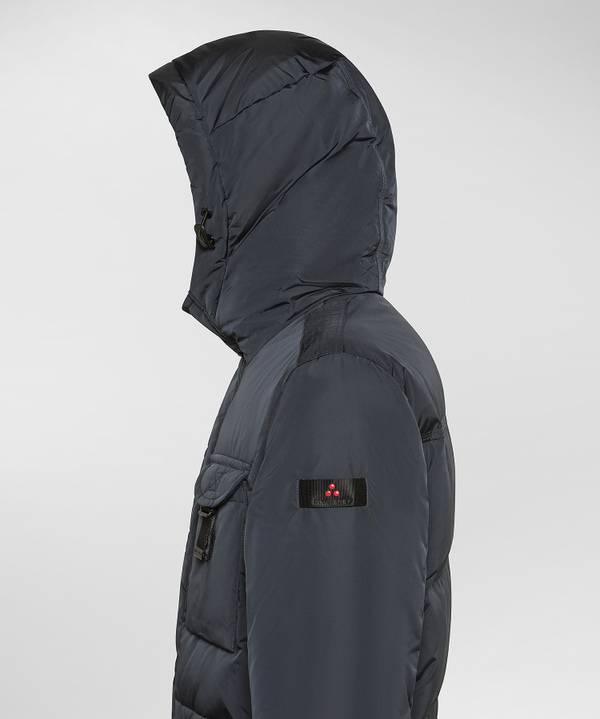 Peuterey Field Jacket In Taffeta’ Con Cappuccio In Pelliccia