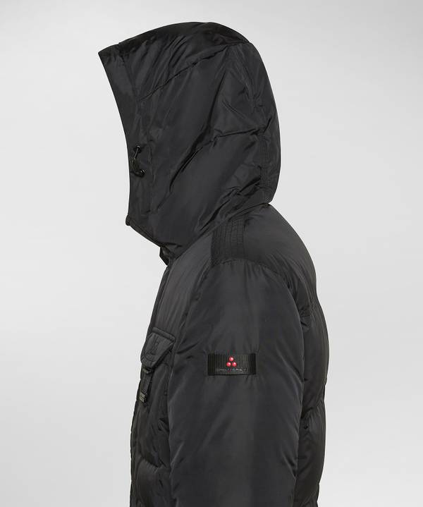 Peuterey Field Jacket In Taffeta’ Con Cappuccio In Pelliccia