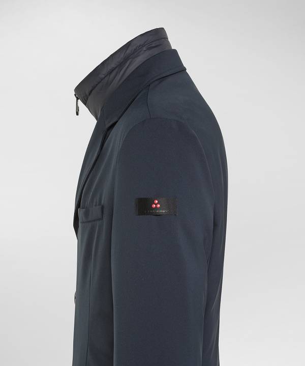 Peuterey Giacca In Nylon Stretch Con Pettorina Staccabile